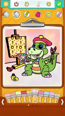 Dinosaur Coloring Pages android App screenshot 1